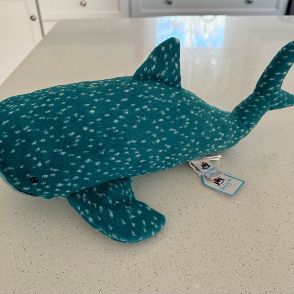 Jellycat Gobfrey Whale Shark Plush NWT